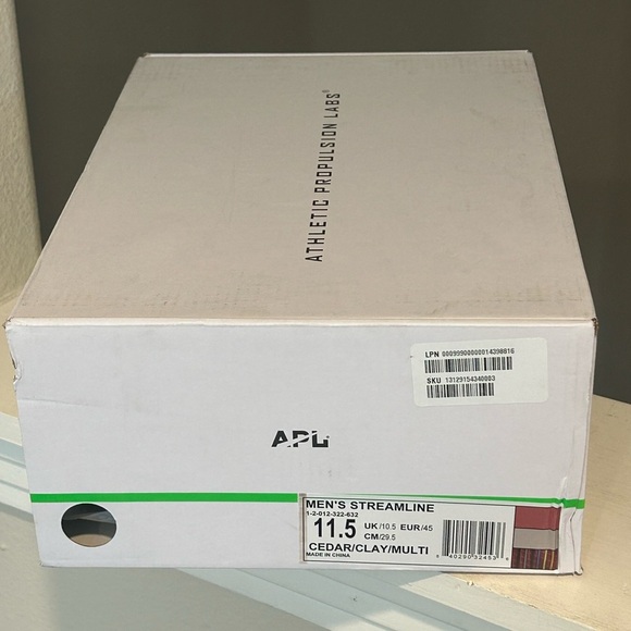 Men's Athletic Propulsion Labs APL Streamline Cedar Clay Running Shoe Size 11.5 - Picture 10 of 10